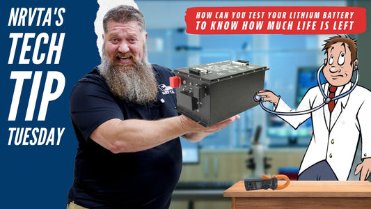 How can you test your lithium battery to know how much life is left