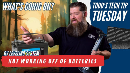RV Leveling System Not Working Off Of Batteries