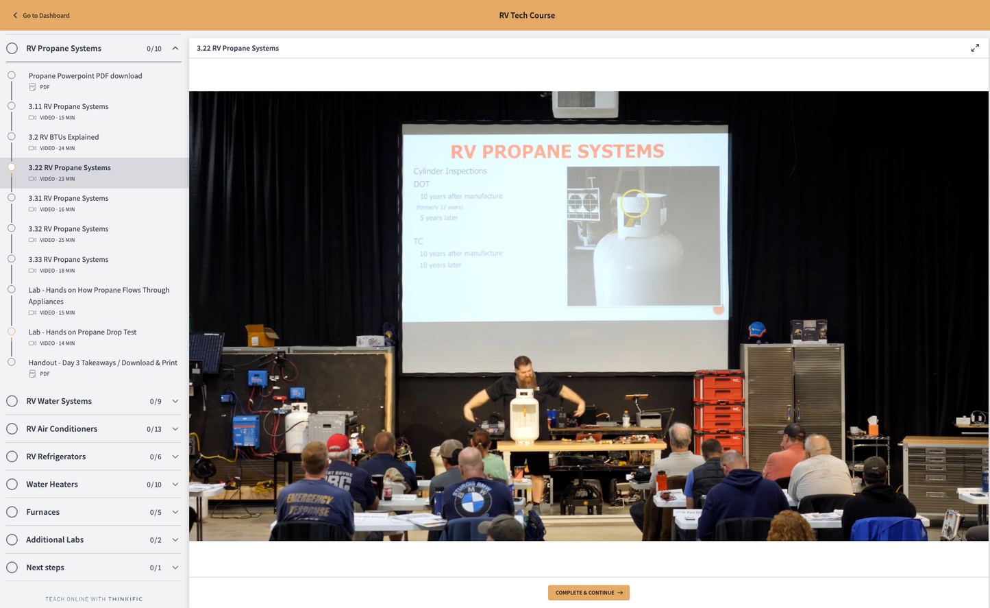 RV Maintenance and Repair Course PRO