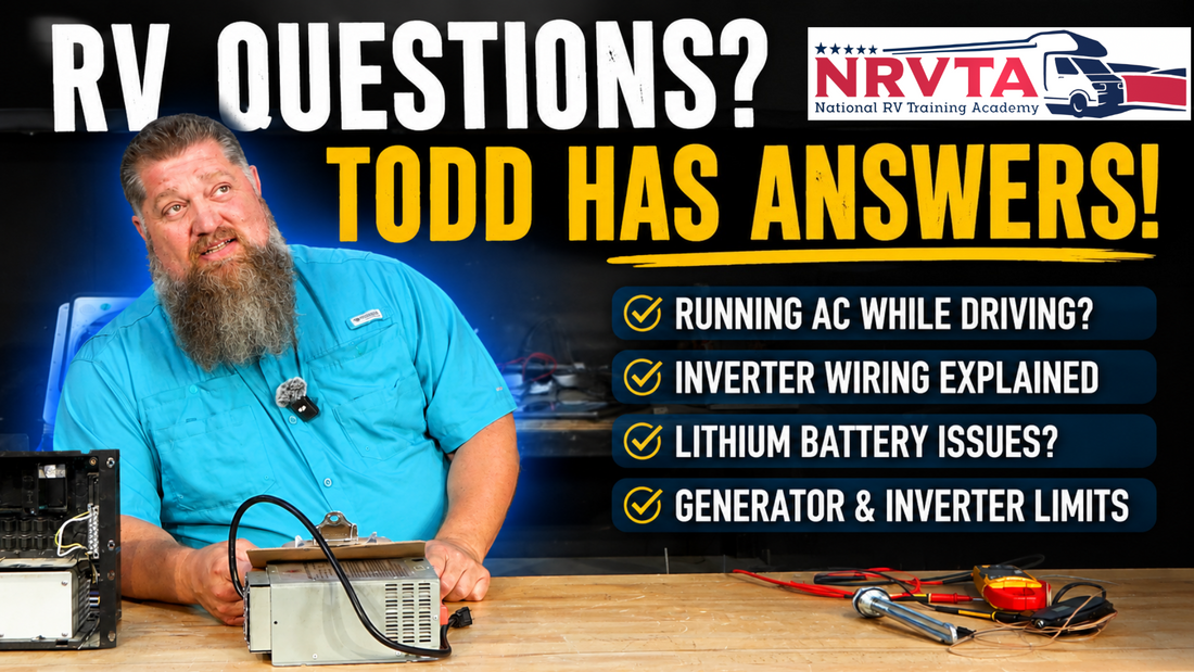 Can You Run Your RV AC While Driving? Todd Answers Your RV Questions!