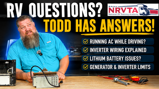 Can You Run Your RV AC While Driving? Todd Answers Your RV Questions!