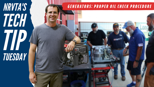 Generators: Proper Oil Check Procedure