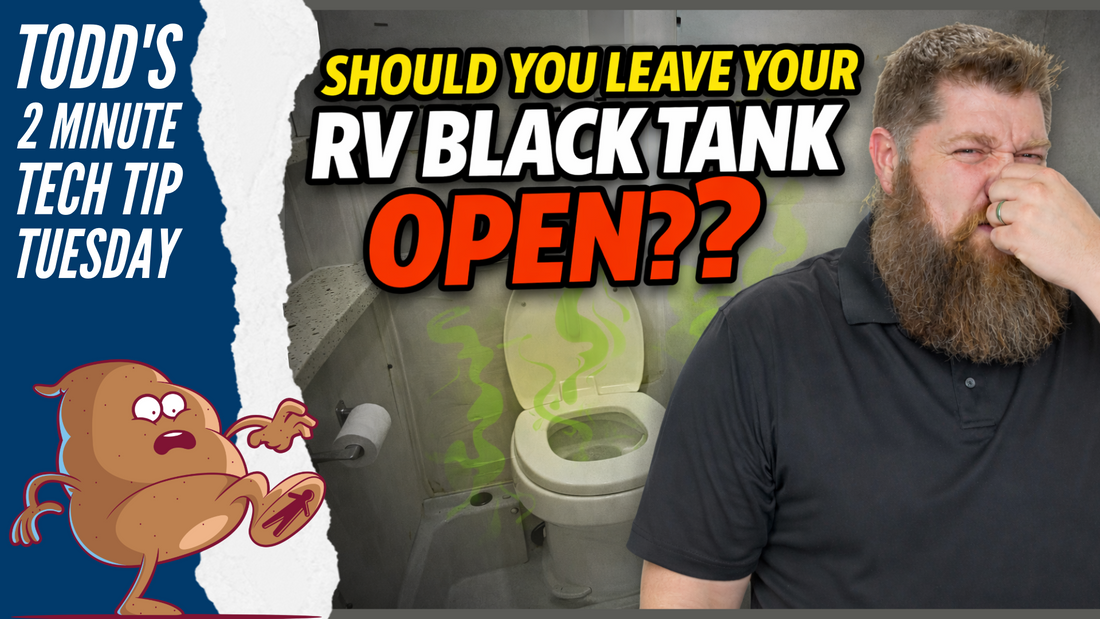 Should You Leave Your RV Black Tank Valve Open?
