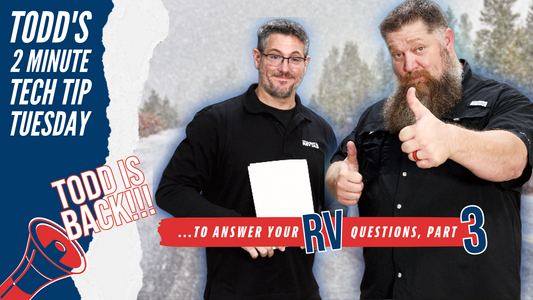 Todd is back to answer your RV questions, part 3