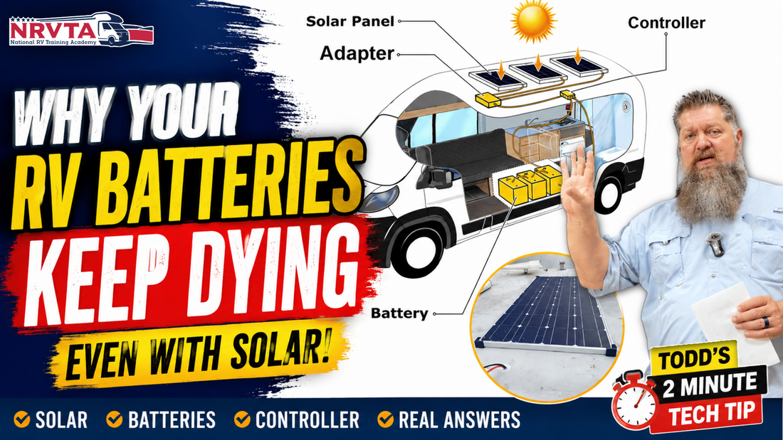 Why are your RV batteries dead… even with solar?