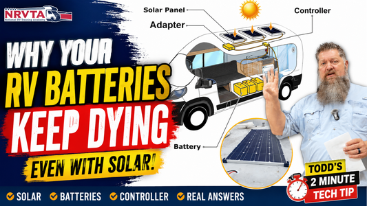 Why are your RV batteries dead… even with solar?