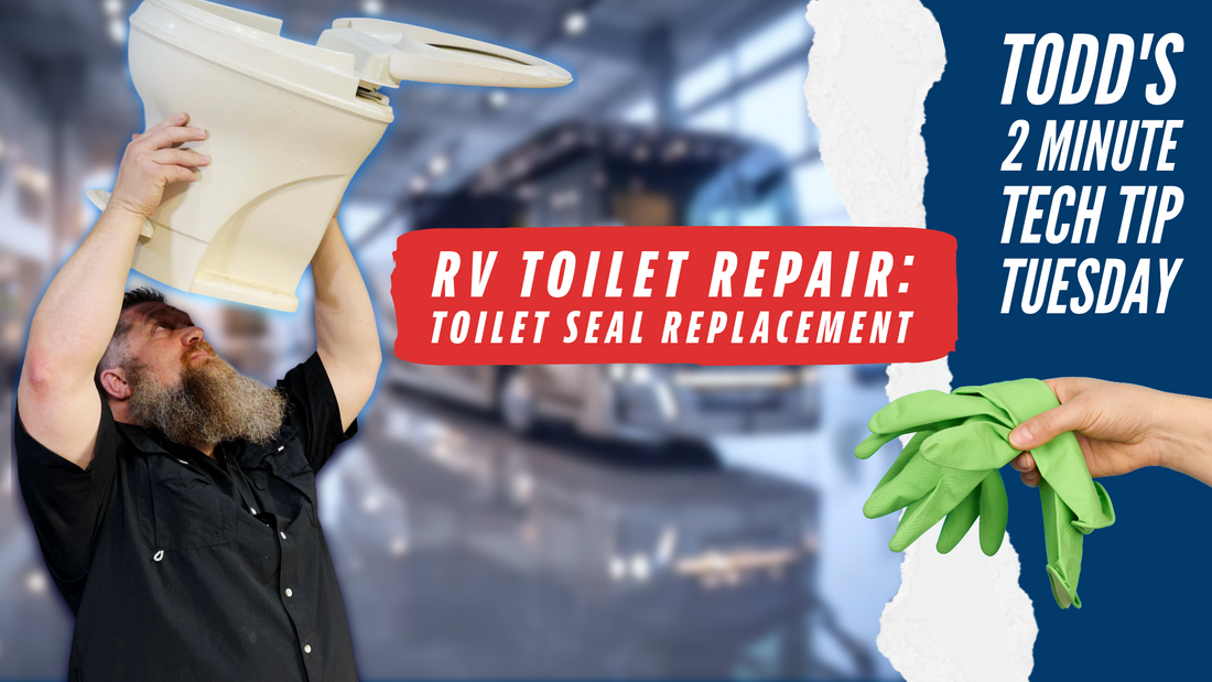 RV Toilet Repair: toilet seal replacement